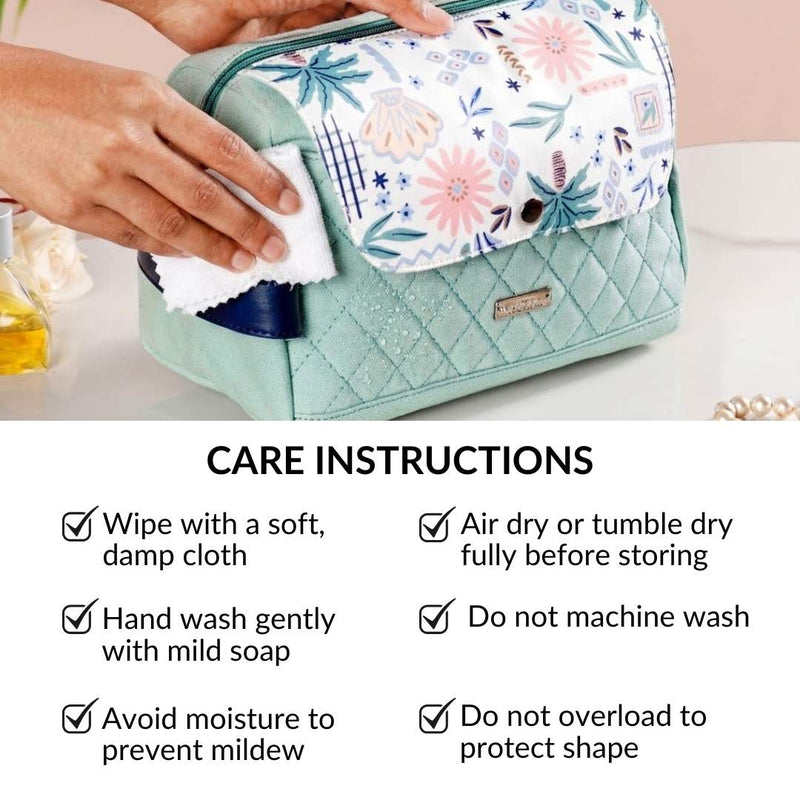 Tropical Mint Cosmetic Pouch