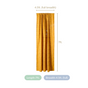 Yellow Curtains For Living Room Set Of 2 7x4.5 Feet