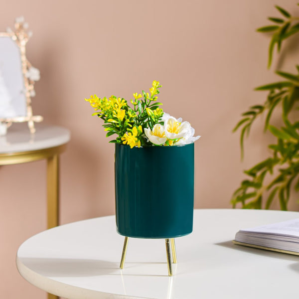 Green Porcelain Table Planter - Indoor planters and flower pots | Home decor items