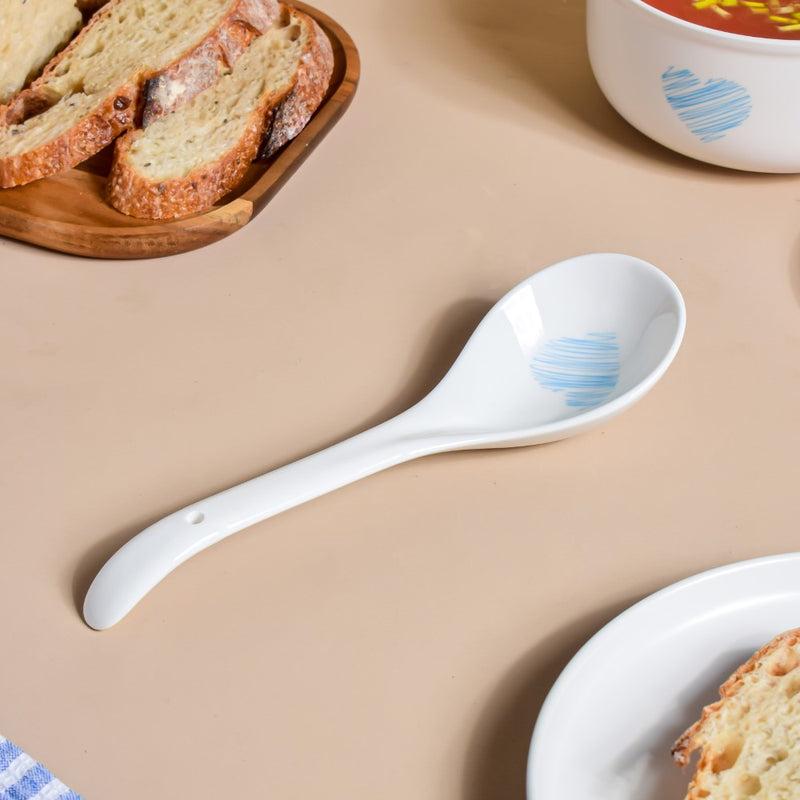 Blue Heart Serving Spoon