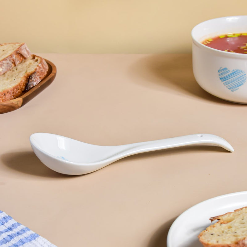 Blue Heart Serving Spoon