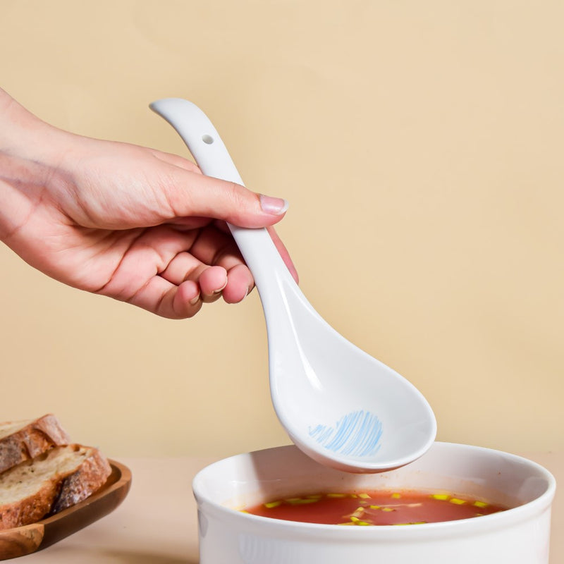 Blue Heart Serving Spoon