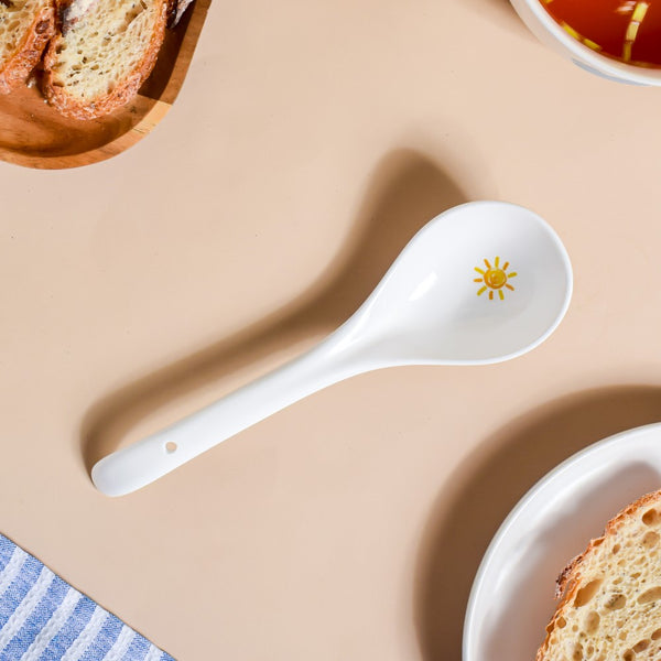 Yellow Heart Serving Spoon