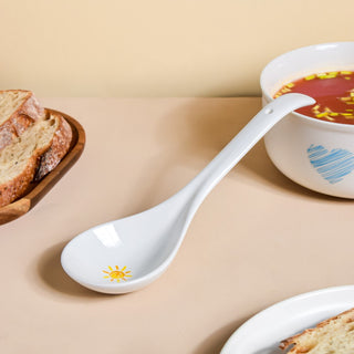 Yellow Heart Serving Spoon