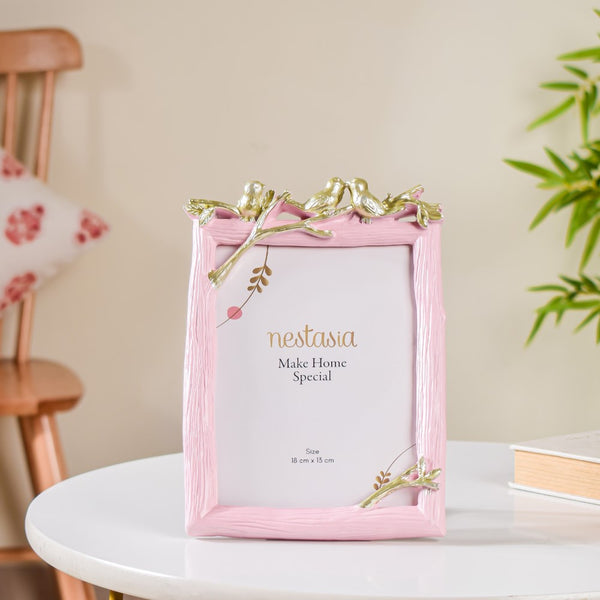 Nestling Birds Photo Frame Pink - Picture frames and photo frames online | Home decoration items