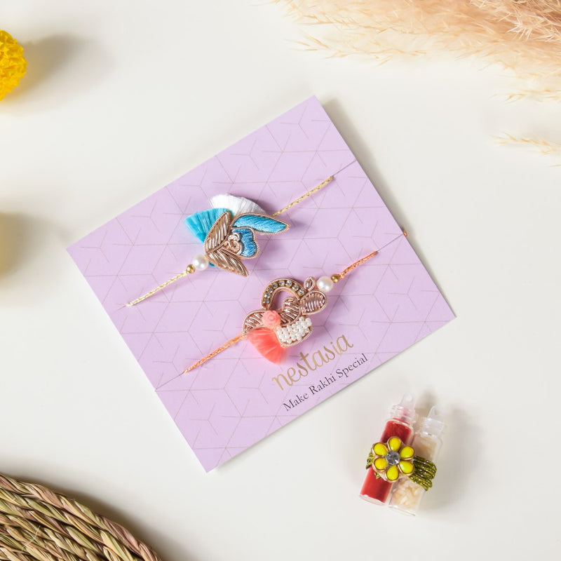 Tea Delight Rakhi Hamper Set Of 4