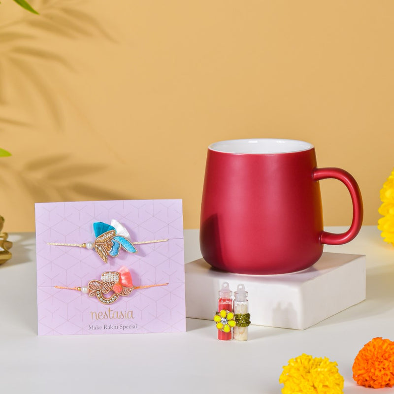 Tea Delight Rakhi Hamper Set Of 4