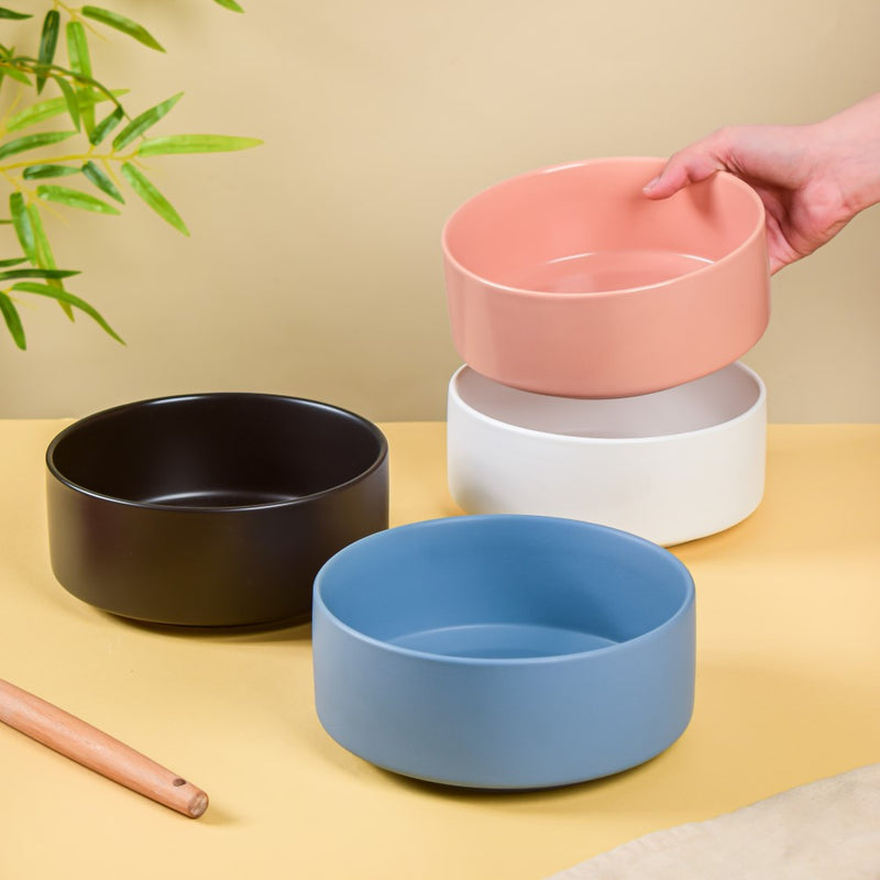 Pastel Serving Bowl - Bowl, ceramic bowl, serving bowls, noodle bowl, salad bowls, bowl for snacks, large serving bowl | Bowls for dining table & home decor