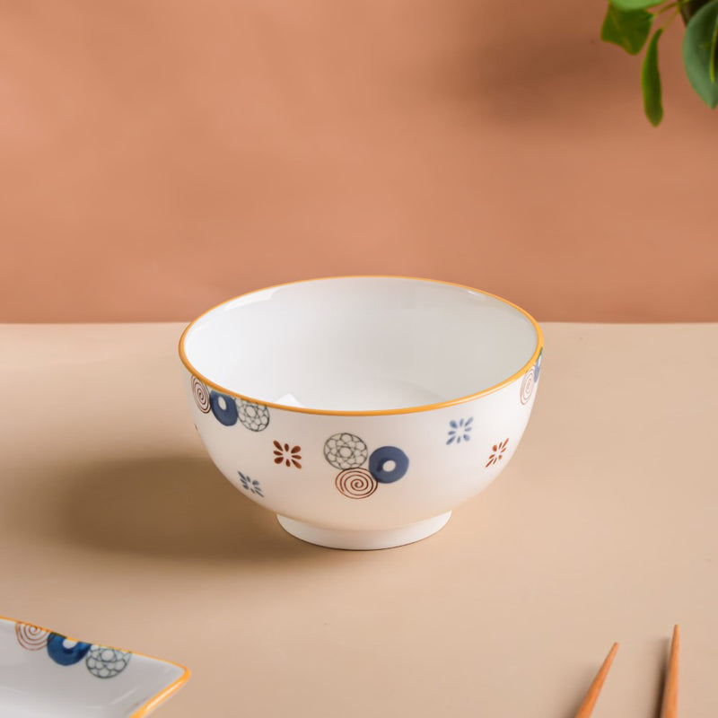 Feliz Noodle Bowl 850 ml - Bowl, ceramic bowl, serving bowls, noodle bowl, salad bowls, curry bowl, bowl for snacks, large serving bowl | Bowls for dining table & home decor