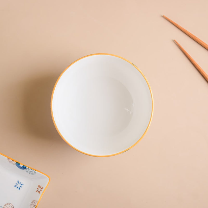 Feliz Noodle Bowl 850 ml - Bowl, ceramic bowl, serving bowls, noodle bowl, salad bowls, curry bowl, bowl for snacks, large serving bowl | Bowls for dining table & home decor