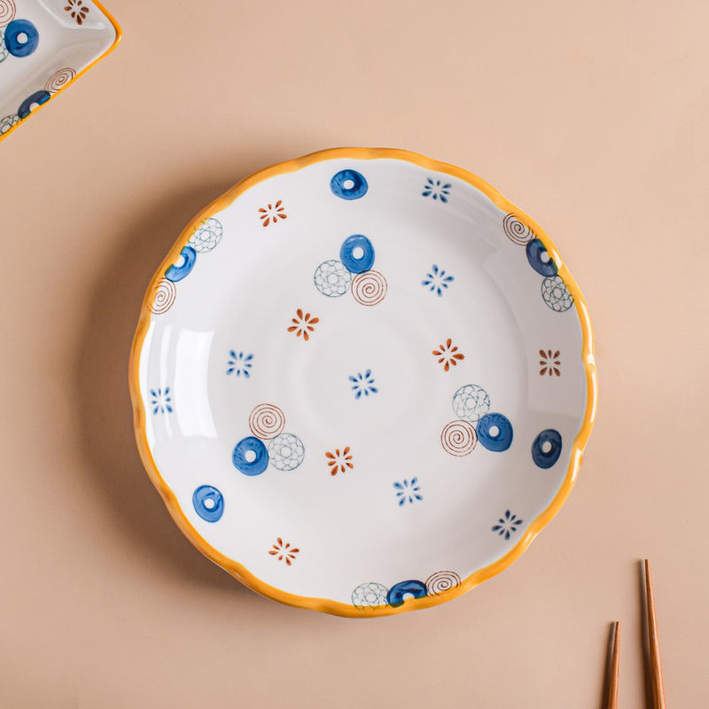 Feliz Appetizer Plate - Serving plate, snack plate, dessert plate | Plates for dining & home decor