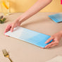 Ombre Ceramic Platter Blue Large 12 Inch - Ceramic platter, serving platter, fruit platter | Plates for dining table & home decor