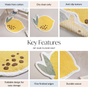 Anti Slip Lemon Cotton Floor Mat 76x56cm
