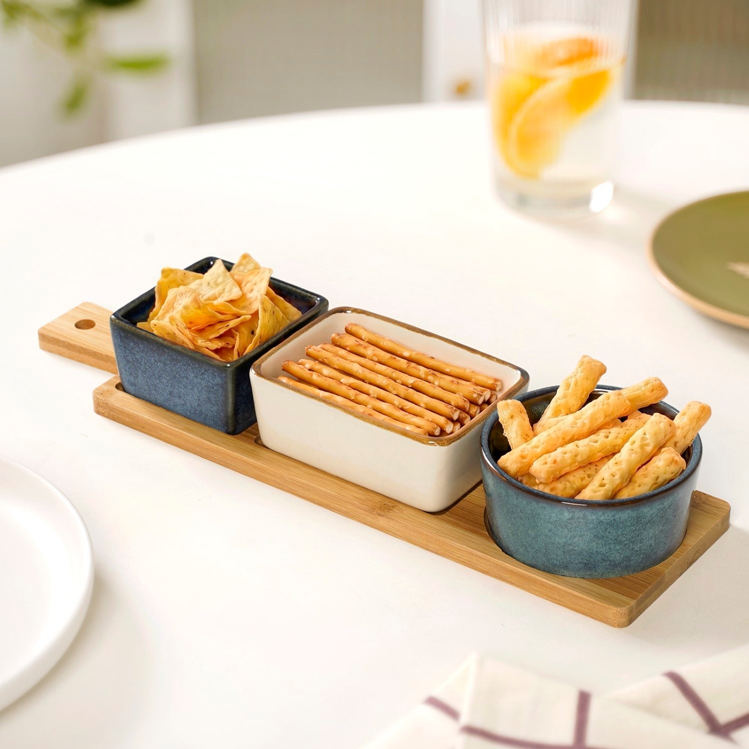 Stoneware Ceramic Serving Set Of 4