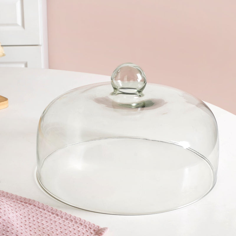 Cake Stand With Transparent Cloche
