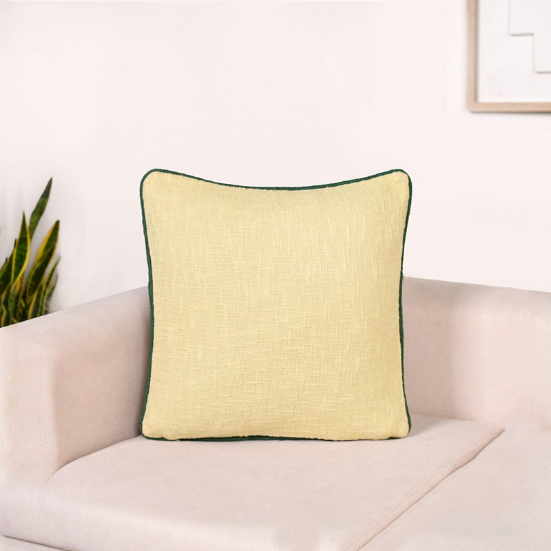 Calm Green Border Cushion Covers Set of 2