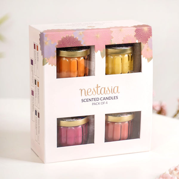 Garden Of Serenity Scented Candle Set Of 4