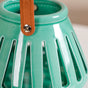 Teal Decorative Ceramic Lantern Set of 2