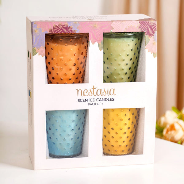 A Breath Of Fresh Air Scented Candle Set Of 4 With Gift Box