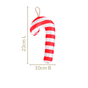 Candy Cane Christmas Ornaments Set