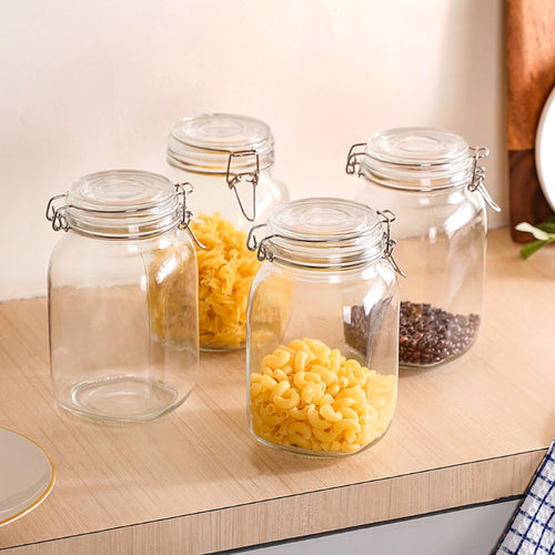 Clip Glass Jars Set at Stella Prell blog