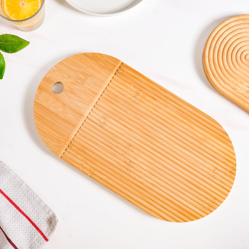Capsule Bamboo Serving Tray 15 Inch