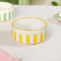 Carnival Stripe Bowls With Tray Set Of 5