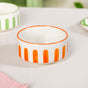 Carnival Stripe Bowls With Tray Set Of 5