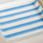 Carnival Stripe Dessert Plates Set Of 2 16x16cm Blue Green