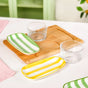 Carnival Stripe Serving Platter Set Of 5