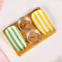 Carnival Stripe Serving Platter Set Of 5