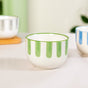 Carnival Stripe Serving Platter With Bowls Set Of 5