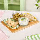 Carnival Stripe Serving Platter Set Of 5