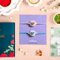 Cartoon Rakhi Duo For Children Set Of 4 With Box And Card