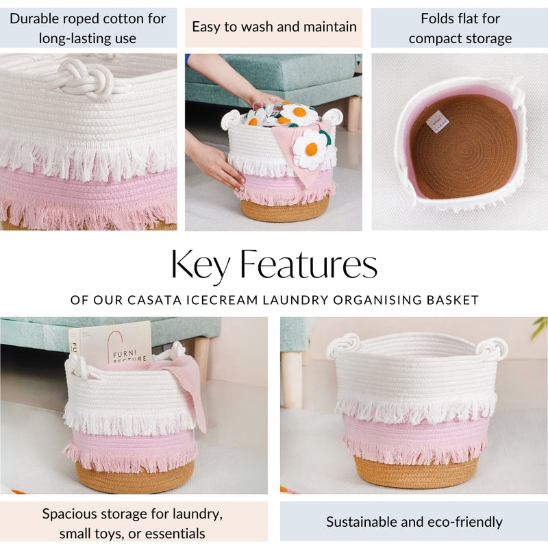 Casata Laundry Organising Basket
