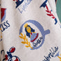Castle And Crown Alphabet Knitted Kids Cotton Throw 150x128cm