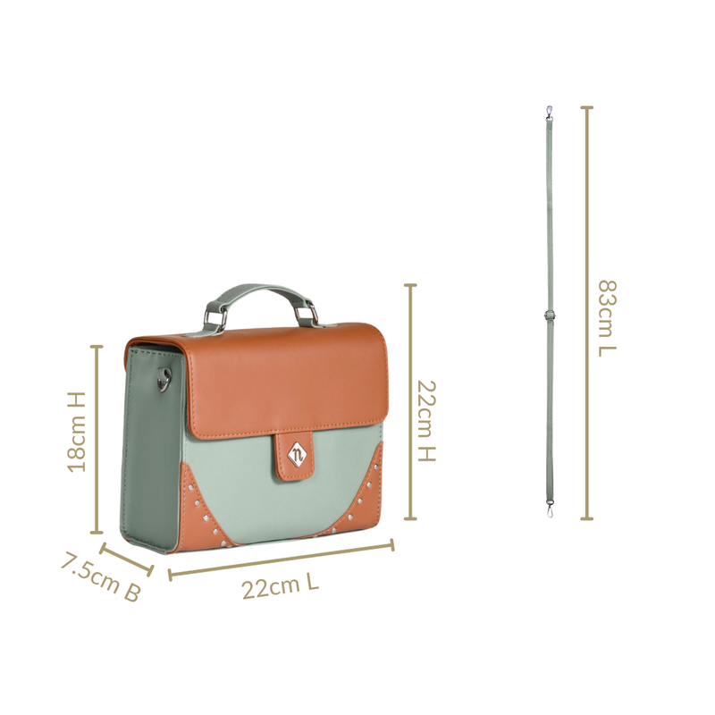 grey brown celestia bag 