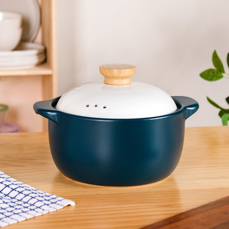 Celestial Blue Slow Cooking Pot 3500ml