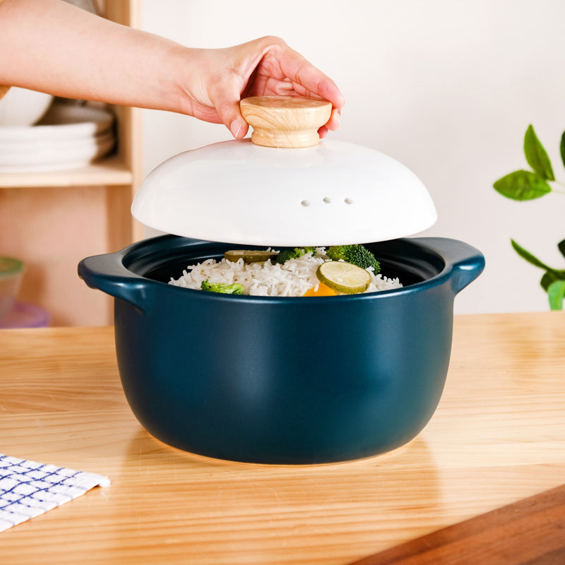 Celestial Blue Slow Cooking Pot 3500ml