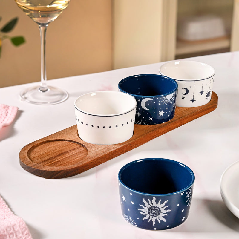 Celestial Charm Serving Platter Set Of 5