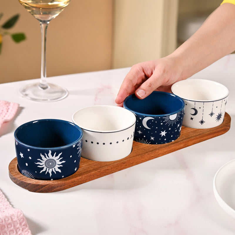 Celestial Charm Serving Platter Set Of 5