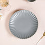 Grey Scallop Dinner Plates Set Of 4 10 Inch - Dinner plates, dinner plate set, ceramic dinner plates, dinner plates set of 4