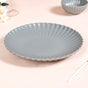 Grey Scallop Dinner Plates Set Of 4 10 Inch - Dinner plates, dinner plate set, ceramic dinner plates, dinner plates set of 4