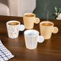 Ceramic Espresso Coffee Cup Set Of 4 100ml