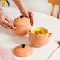 Amara Ceramic Soup Bowl Set Of 2 Peach 450ml