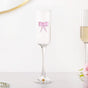 Champagne Glass With 3D Pink Bow 200ml