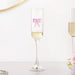 Champagne Glass With 3D Pink Bow 200ml