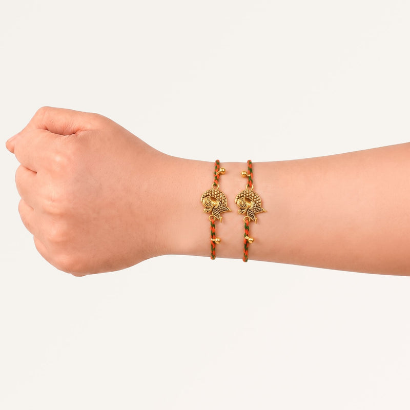 Chandra Ganesh Rakhi Duo Set
