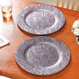 Sparkle Grey Charger Plate Set Of 6 13 Inch- Charger plates, decorative plates, plates set of 6, service plates, under plates