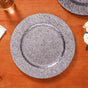 Sparkle Grey Charger Plate Set Of 6 13 Inch- Charger plates, decorative plates, plates set of 6, service plates, under plates